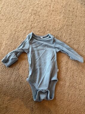 Mori Long-Sleeve Ribbed One-Piece Bodysuit
